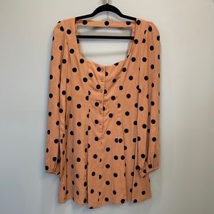 NWT Beach Riot Ivy Polka Dot Dress